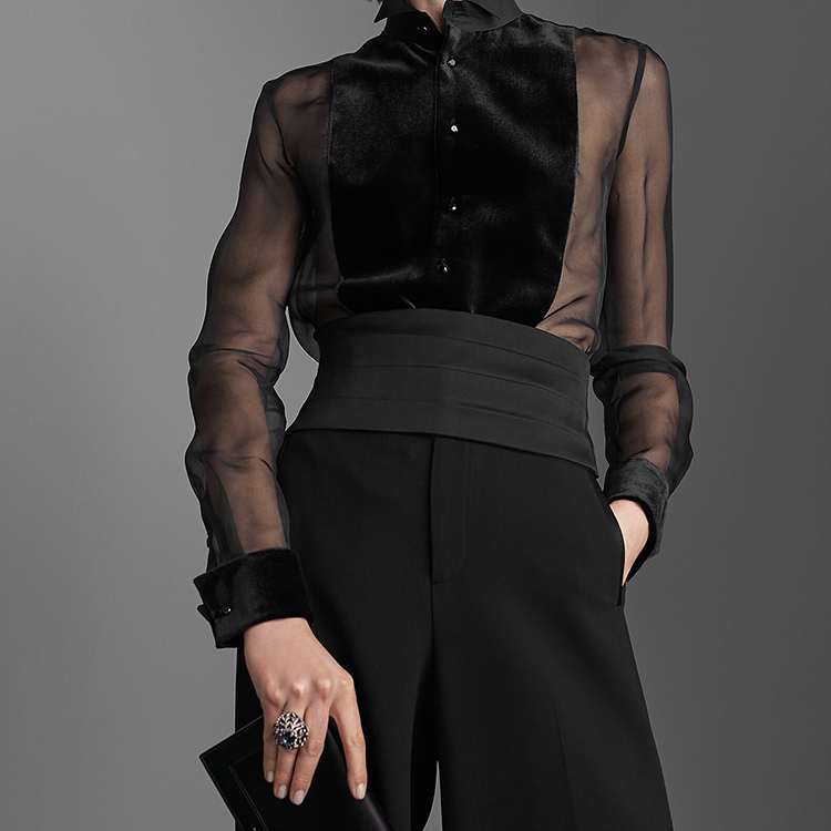 ralphlauren/拉夫劳伦ralphlaurencollection女装2019年秋季真丝透明