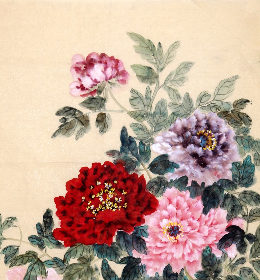 订制 夏淑君 《富贵神仙》/67x131cm/传统水墨