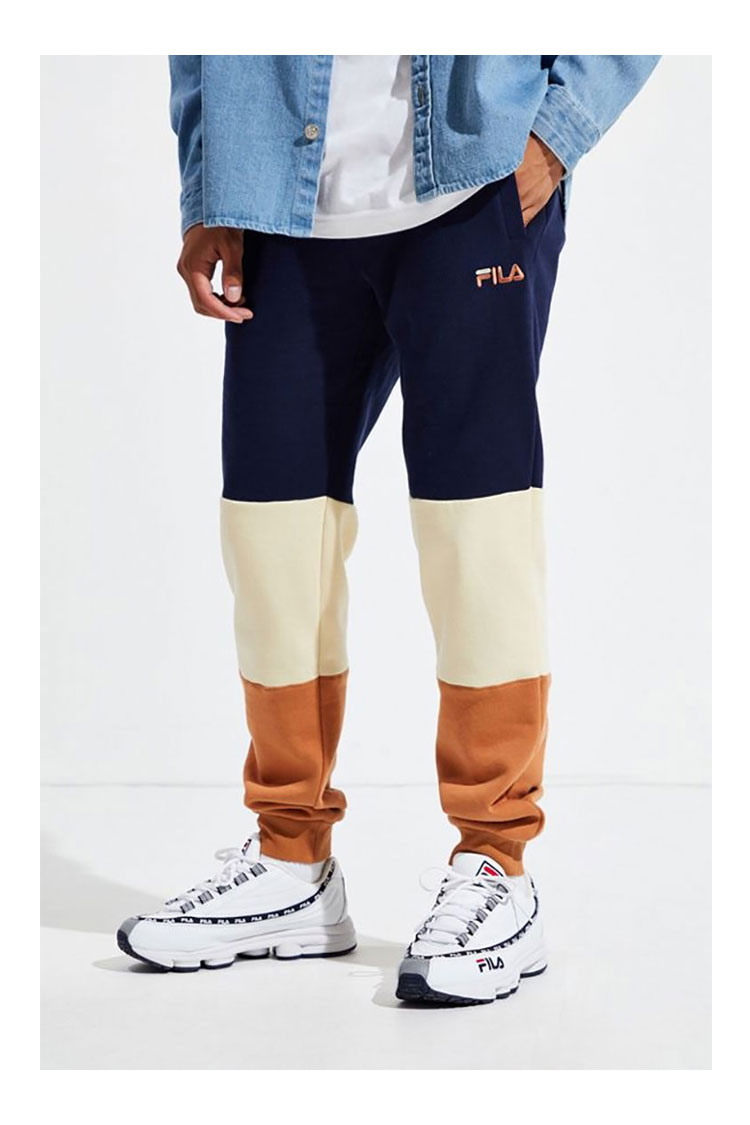 【19秋冬新款】fila/斐乐 男士 休闲 时尚 舒适 运动 长裤 休闲裤