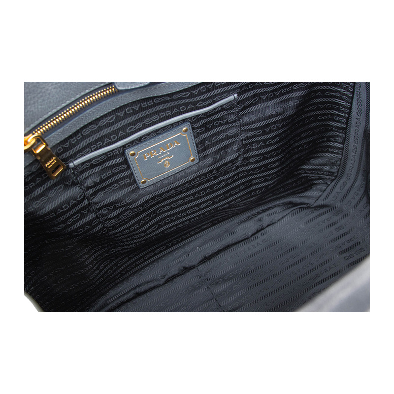 prada/普拉达 女士绒面小牛皮拉链单肩手提包【ab级】