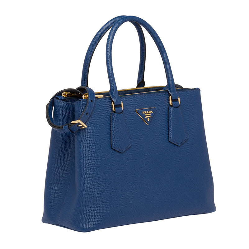 【秋冬上新】prada/普拉达 女士saffiano牛皮三角标手提包杀手包 1ba
