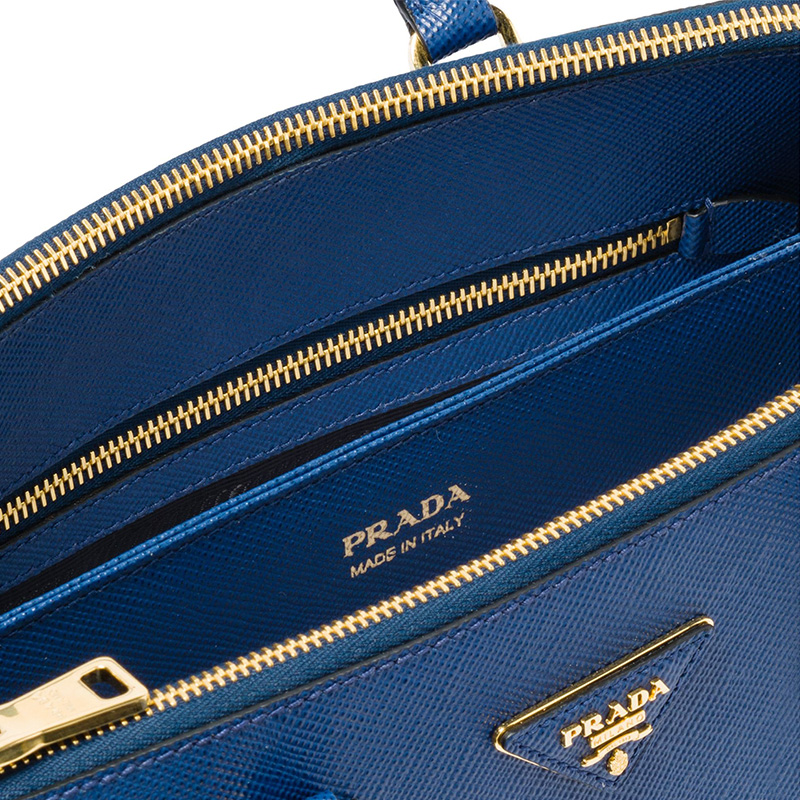 【秋冬上新】prada/普拉达 女士saffiano牛皮三角标手提包杀手包 1ba