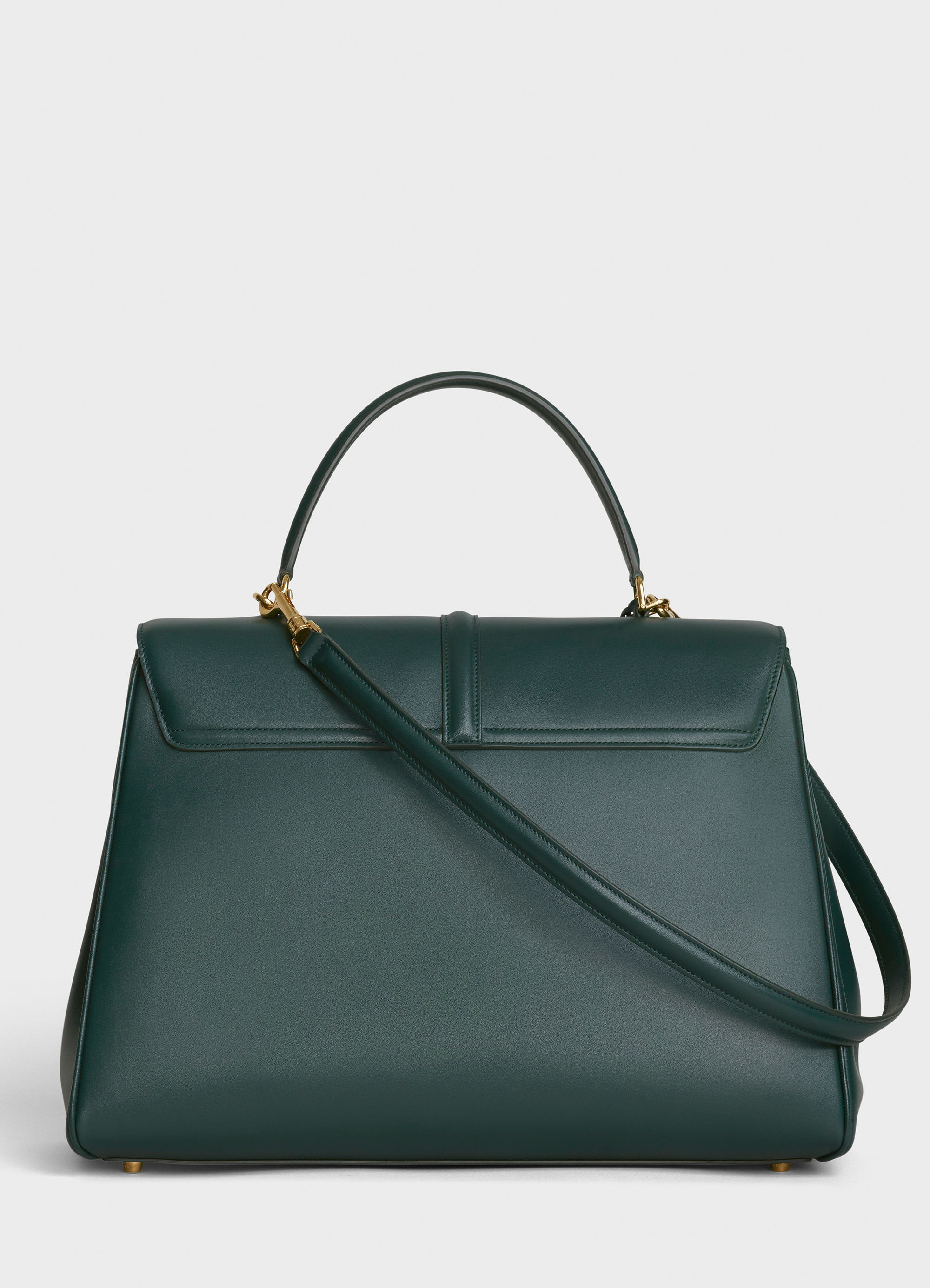 celine 19秋冬女士16大号缎面小牛皮手袋 187573bey.31an 1周左右发货