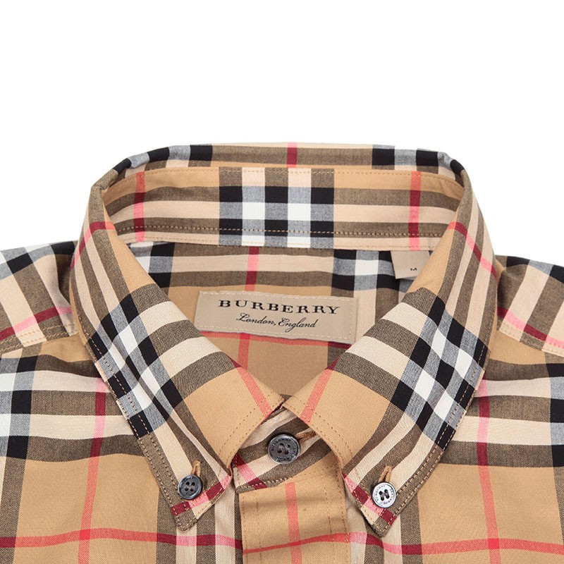 【burberry博柏利 男士短袖衬衫】burberry/博柏利【20春夏新款】男士