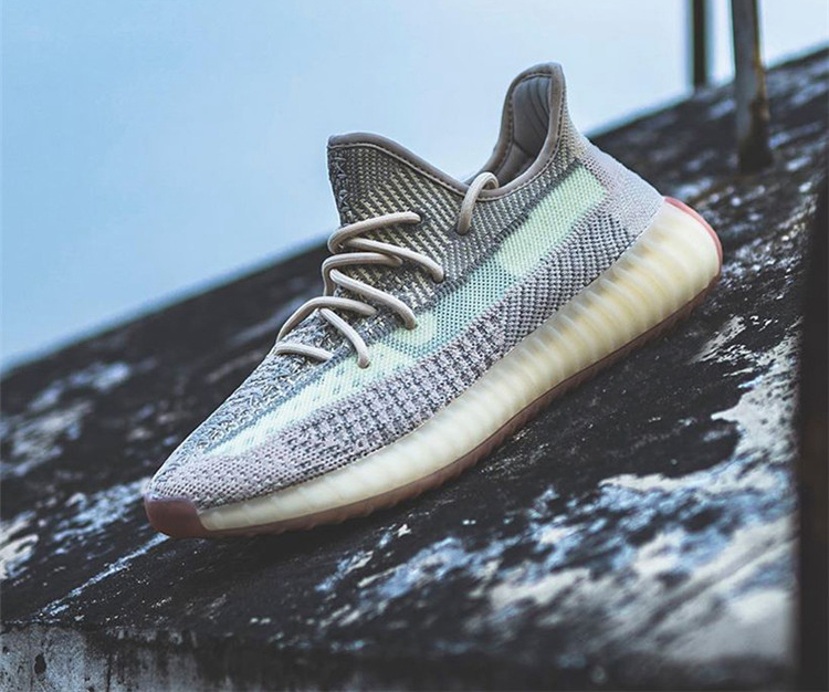yeezy boost 350 v2 citrin 椰子350 柠檬拼接 跑鞋 fw3042