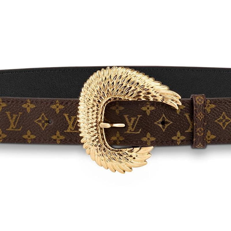 louis vuitton/路易威登 lv女士皮带angels 老花腰带30毫米m0100