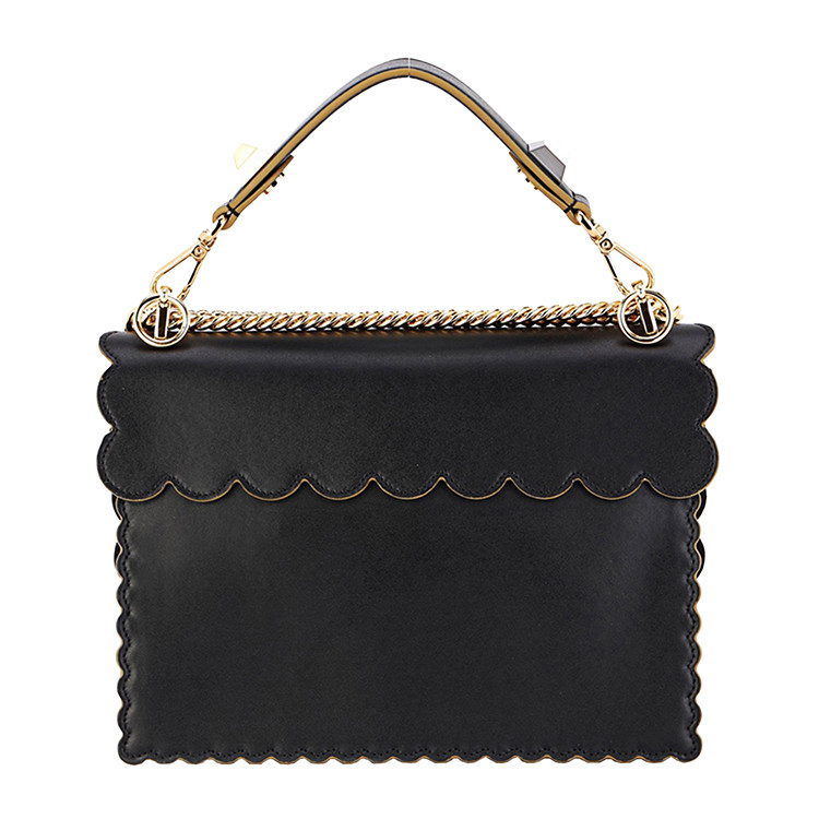 fendi/芬迪kani系列女士牛皮中号链条手提单肩包8bt283