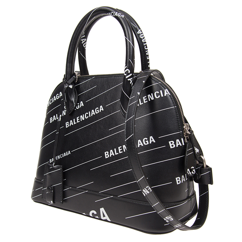 【滿14000返3500】balenciaga/巴黎世家 單肩包19秋冬女士中號黑色