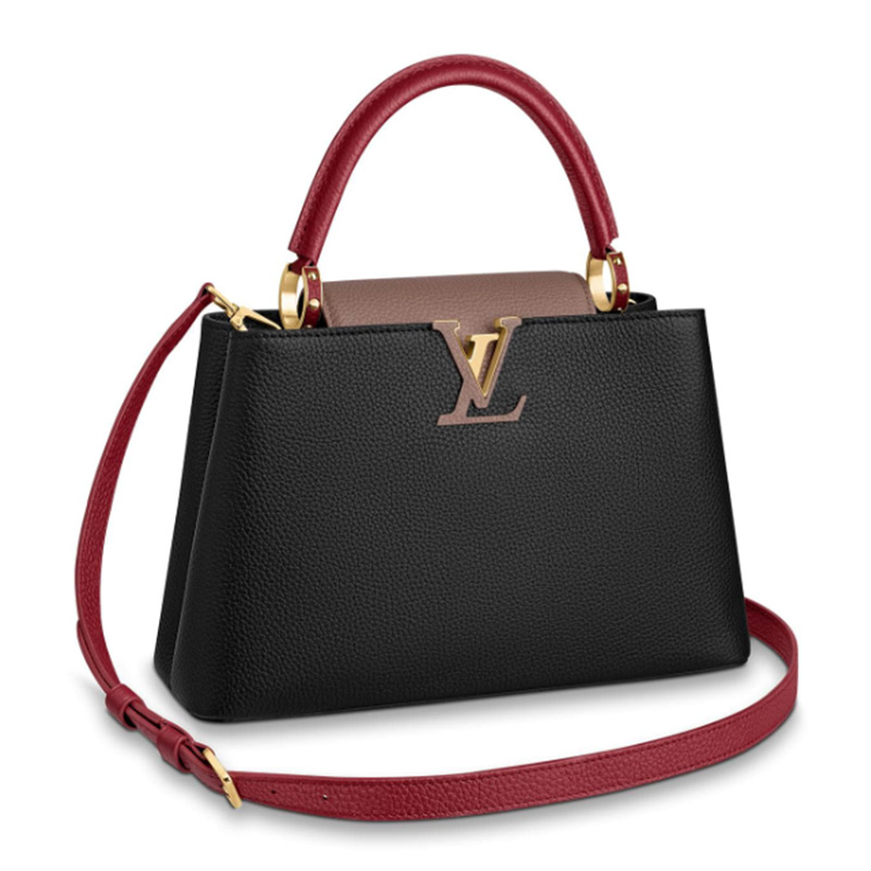 louis vuitton/路易威登 capucines 小号手袋lv女包 lv包 斜挎包 单肩