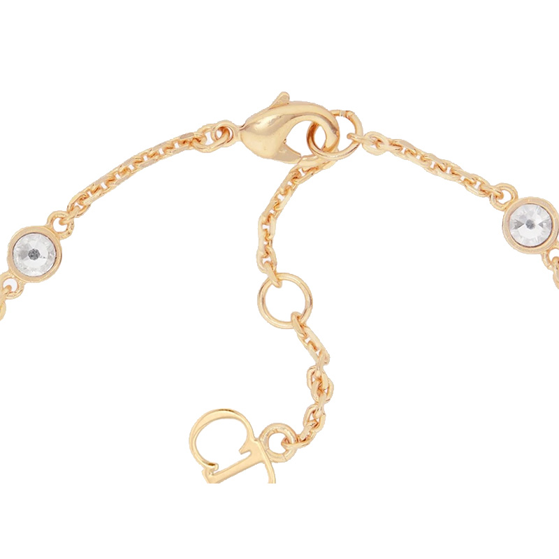 dior/迪奥 clair d lune手链 cd手链 迪奥手链 迪奥cd 金色手链 b0668