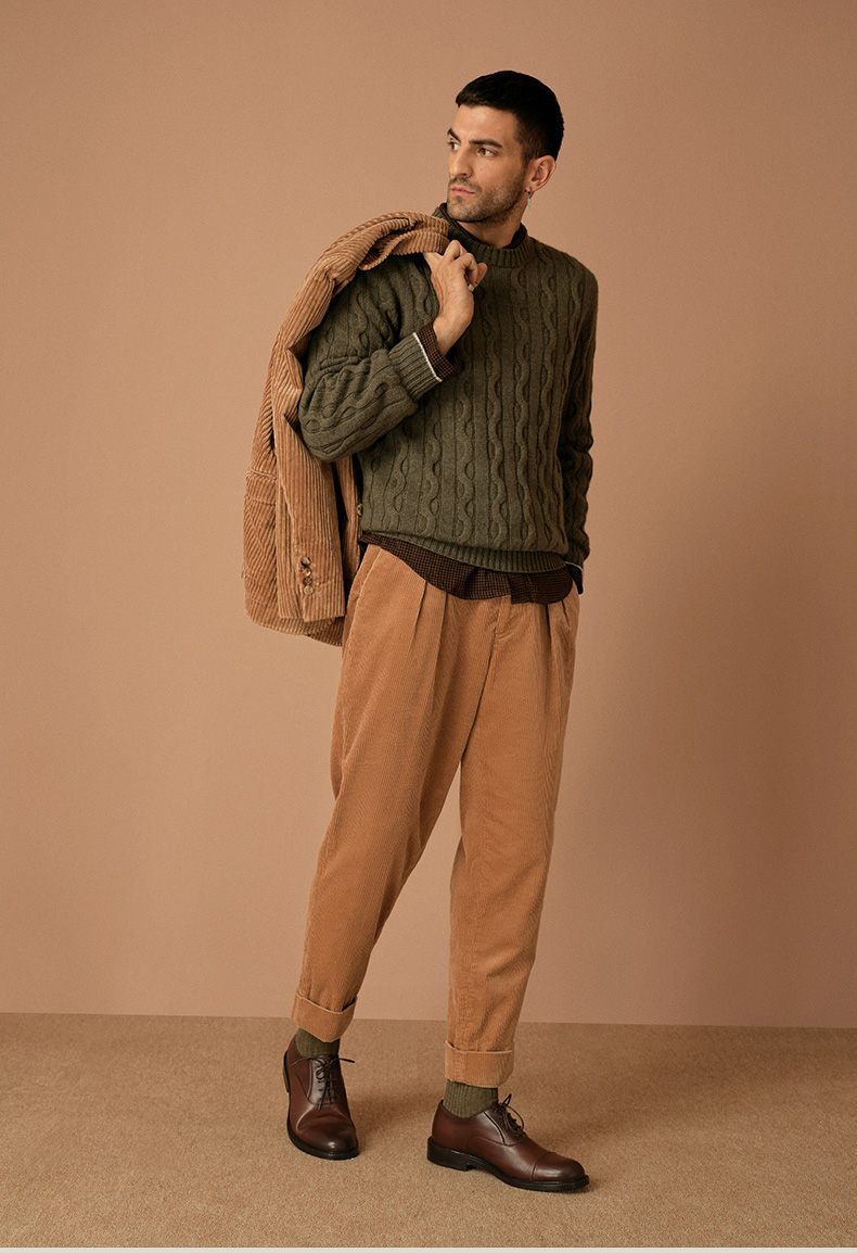 mastro zavatti 2019年秋冬新款厚底三接头牛津鞋正装皮鞋男