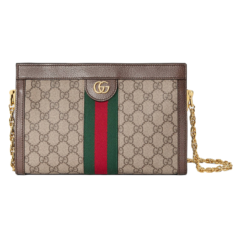 gucci/古馳 女士復古ophidia鏈條包帆布單肩包503877