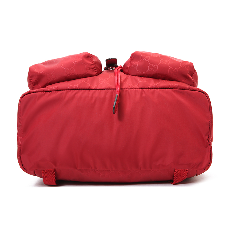 gucci/古驰 女士尼龙红色双肩包 降落伞包