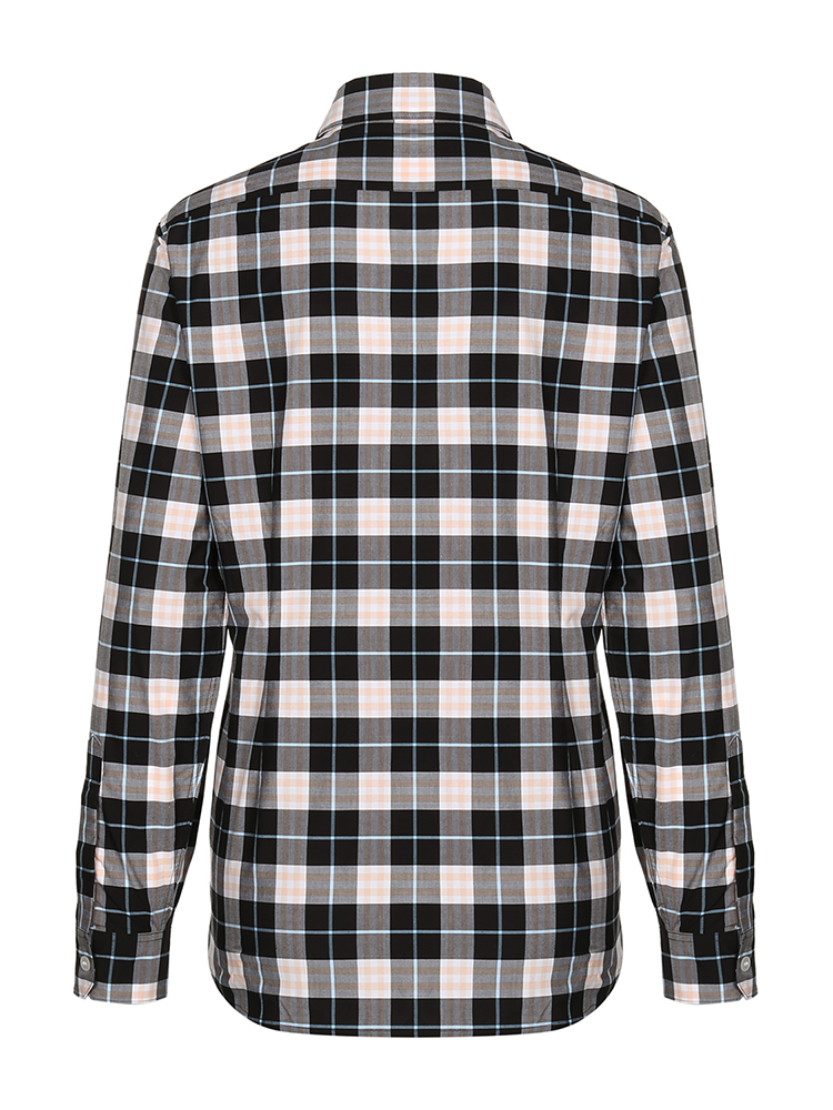 burberry/博柏利 格纹纯棉女士长袖衬衫 格纹系列 女士衬衫 80066851