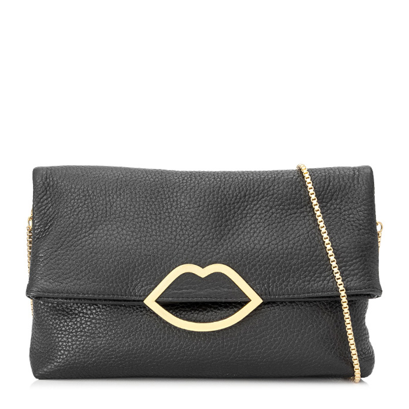 lulu guinness/露露 姬妮斯女士皮革链条时尚百搭单肩斜挎包 50156412