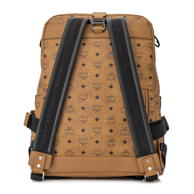 mcm/mcm 男士牛皮visetos涂层帆布拉链手提双肩包腰包 muk9sjv21co001