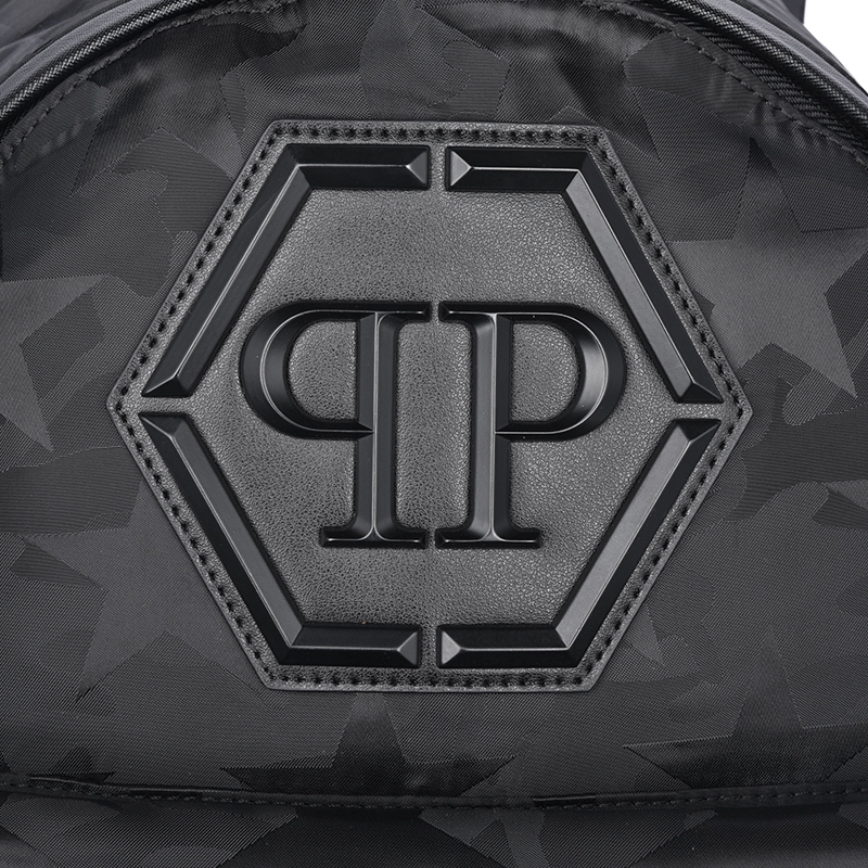 philippplein/菲利普·普兰男士时尚牛皮革双肩休闲包mba0460-0296