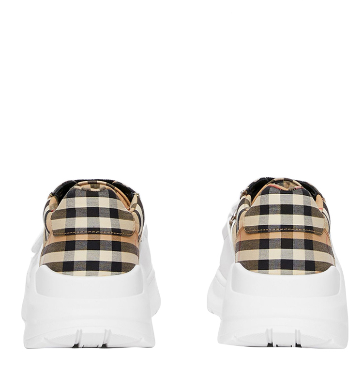burberry/博柏利 女士vintage 格纹棉质运动鞋休闲鞋跑步鞋老爹鞋厚底