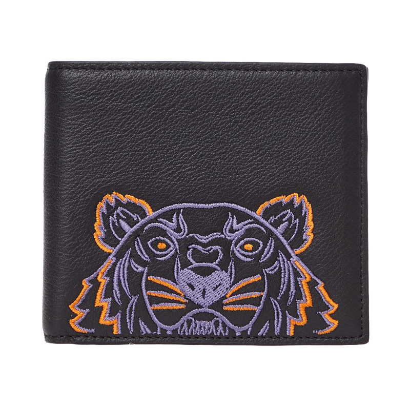 kenzo/高田贤三钱包 (预售)男士虎头logo刺绣牛皮钱夹 钱包5pm323 l49