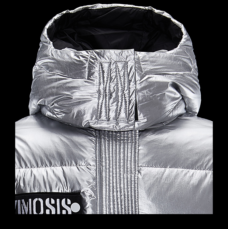 yimosis/yimosis 银色连帽 短款羽绒服 ydai1913(2月17日起陆续发货)