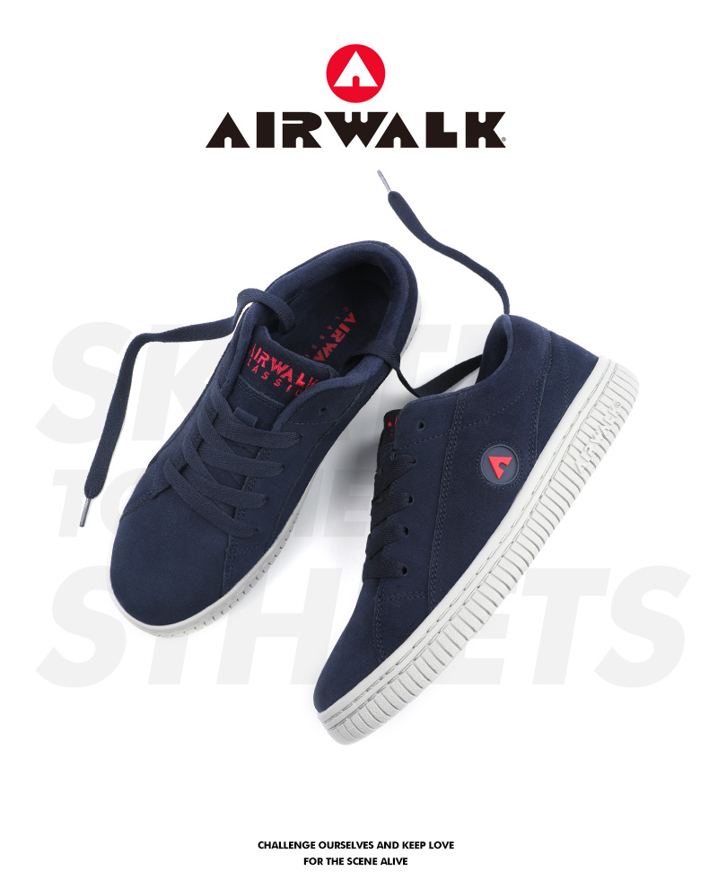 airwalk复古潮流板鞋男鞋男士休闲鞋刷街滑板鞋aw191m70ec01