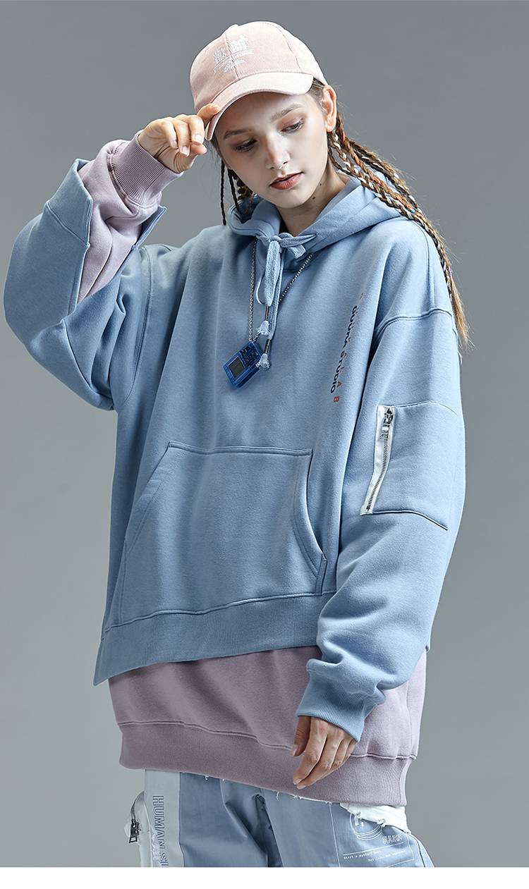 guuka潮牌 运动卫衣 女士 加绒加厚 套头卫衣 帽衫 潮 2019新款 女 连