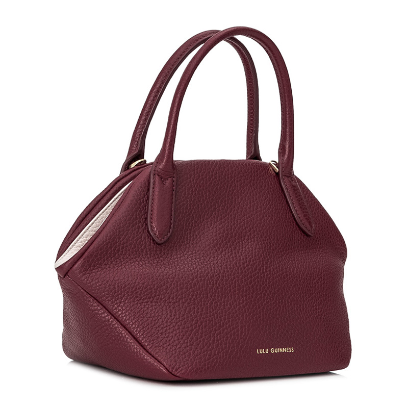 lulu guinness/露露 姬妮斯 女士皮革拉链百搭单肩手提包 50156894