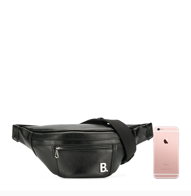 balenciaga/巴黎世家 20春夏 女士牛皮logo图案时尚腰包胸包