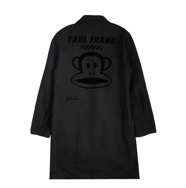 男士运动夹克/外套】paul frank 大嘴猴 2019秋冬新品 毛呢大衣 男装