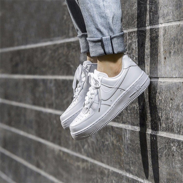 nike耐克 air force 1 全白af1空军一号男女休闲小白鞋板鞋百搭潮流