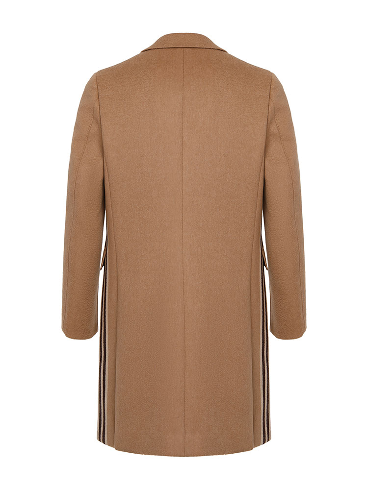 liu·jo uomo/liu·jo uomo男士卡其色中长款时尚版型精湛纯羊毛休闲