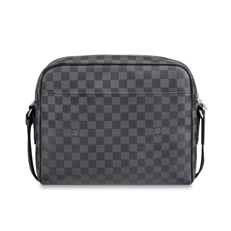 louis vuitton/路易威登lv男包经典双层棋盘格单肩包 斜挎包 n41409