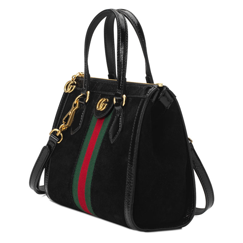 gucci/古驰 19秋冬新款 女士黑色ophidia系列小号购物袋 547551 dj2dg