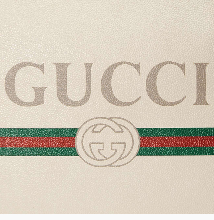【一周左右发货】gucci/古驰 男士牛皮经典logo印花拉锁信封包手拿包