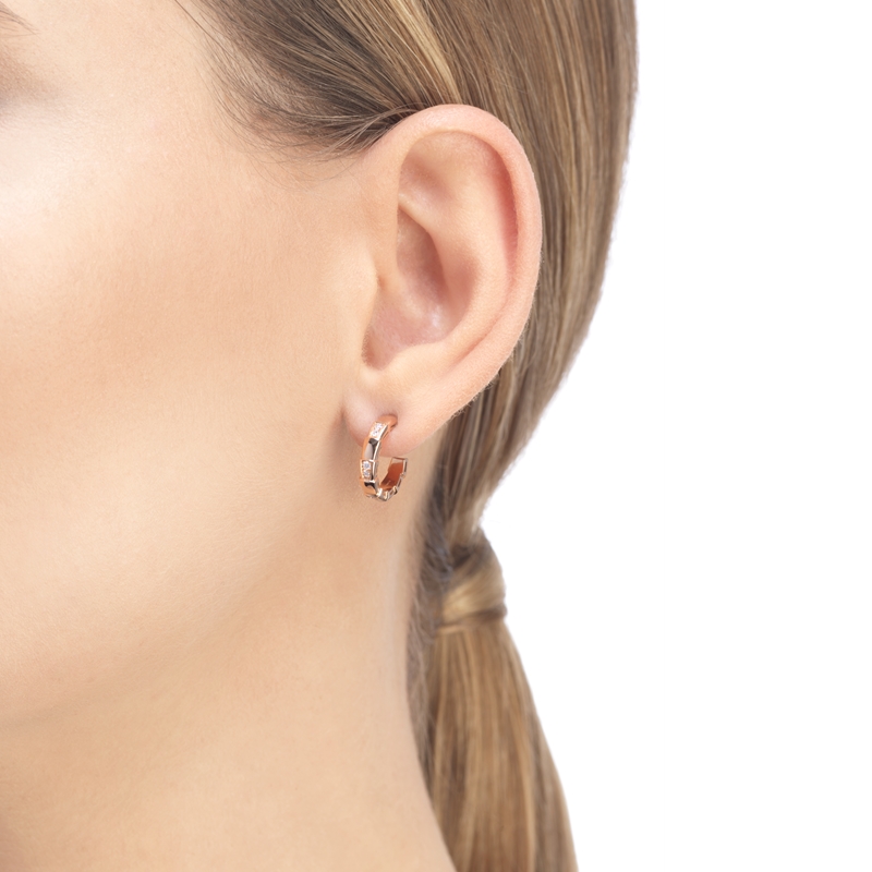 【包税】bvlgari/宝格丽 serpenti viper蛇骨经典款 18k金玫瑰金镶钻