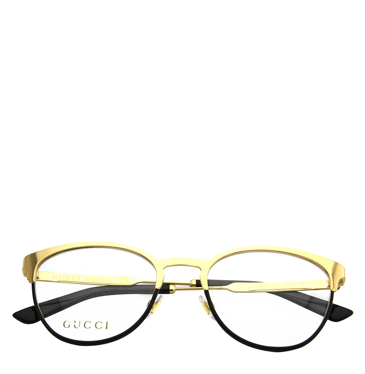 gucci/古驰 女士金属镜框平光镜近视眼镜 gg0134o多色可选