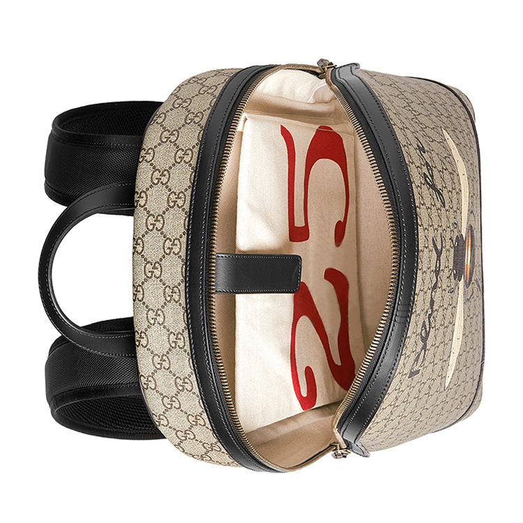 gucci/古驰 男士帆布蜜蜂大号双肩包419584 t