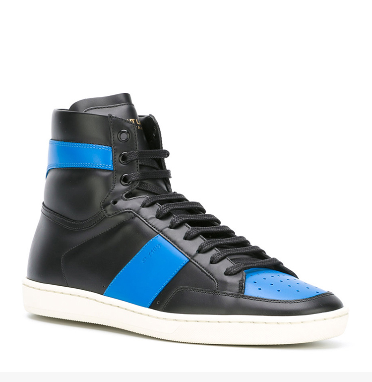 saint laurent paris/saint laurent paris court classic 男士拼色