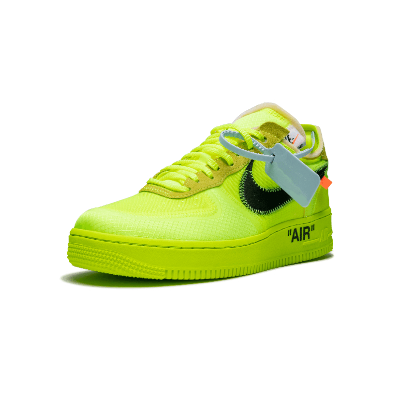 nike/耐克 nike air force 1 x off-white 荧光绿 空军一号 联名 男女