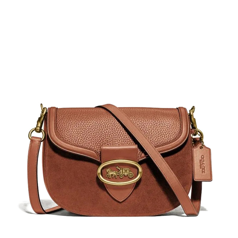 coach/蔻驰 19秋冬 kat女士马鞍包 84715 牛皮革 预售