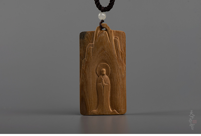 天下寻宝 精品手工挂件 《无相佛》 猛犸牙材质 艺术臻品 传世收藏