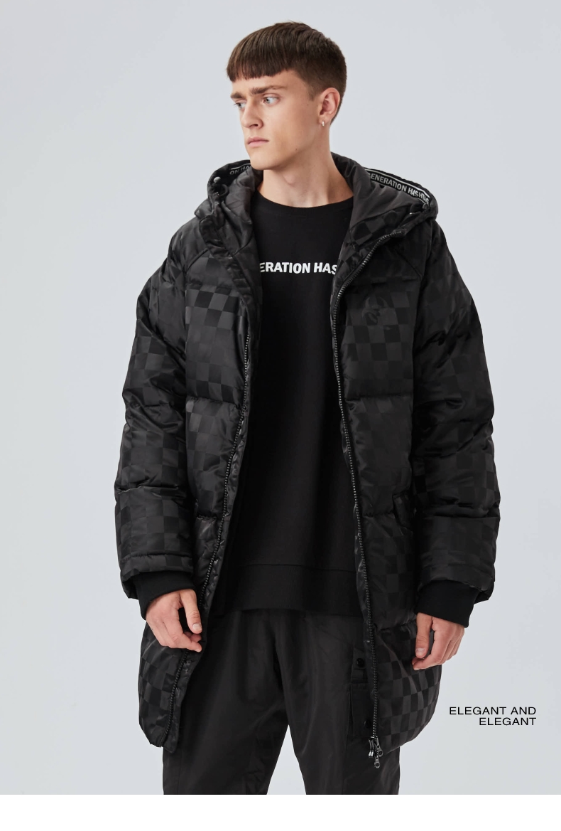 【funfun 户外男士羽绒服/棉服】fun潮牌秋季新款时尚潮流休闲舒适