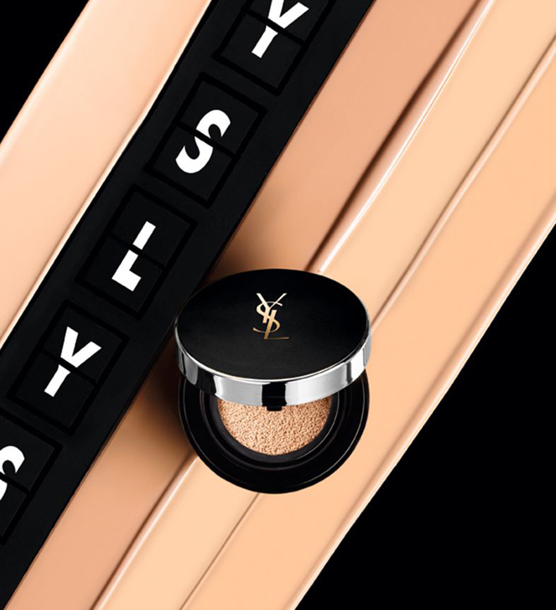 yves saint laurent/圣罗兰 银气垫持久 泫雅同款 羽毛气垫