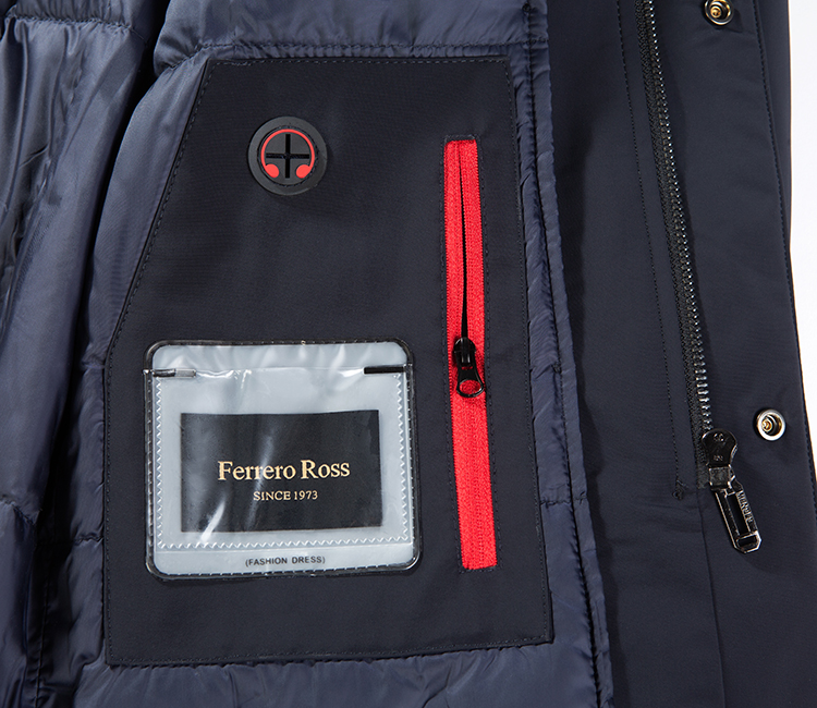 ferrero ross/费列罗斯 时尚商务休闲大衣风衣外套 男士羽绒服hx19511