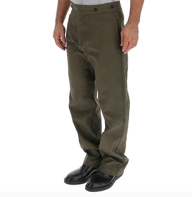 预售,2周左右发货 【包邮包税】loewe/罗意威 19秋冬 男士绿色棉质