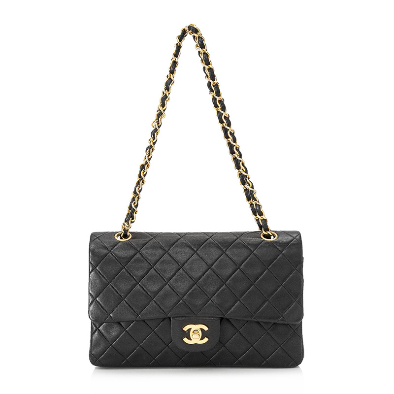 chanel/香奈儿 女士小羊皮时尚百搭链条单肩手提包 【ab级9成新】