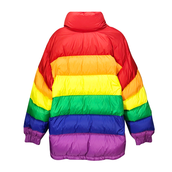 burberry/博柏利 burberry 巴宝莉 彩色拼接潮牌潮款男女同款羽绒服