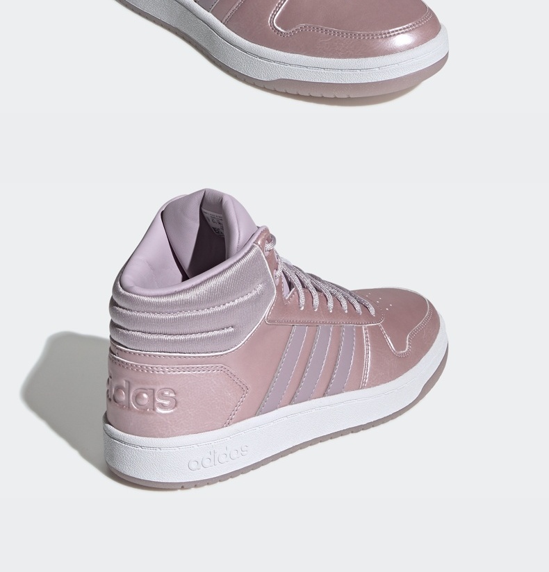 adidas阿迪达斯女鞋2019秋运动鞋neo高帮小白鞋保暖休闲鞋板鞋 鞋子