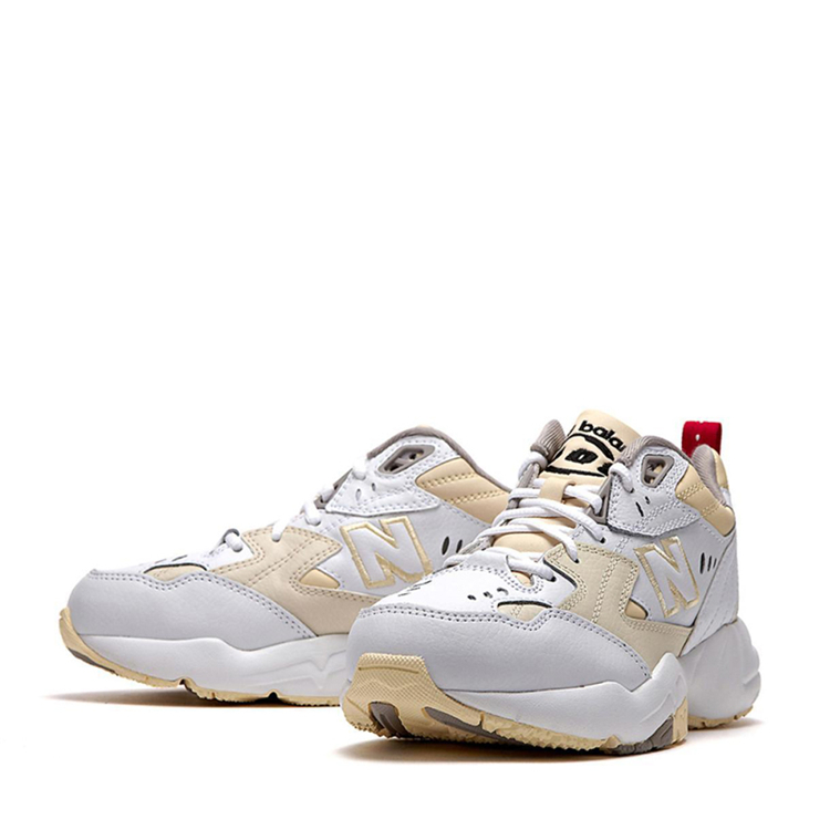 new balance / 新百伦 608系列 白色系拼粉色 女士休闲运动鞋 wx608rw