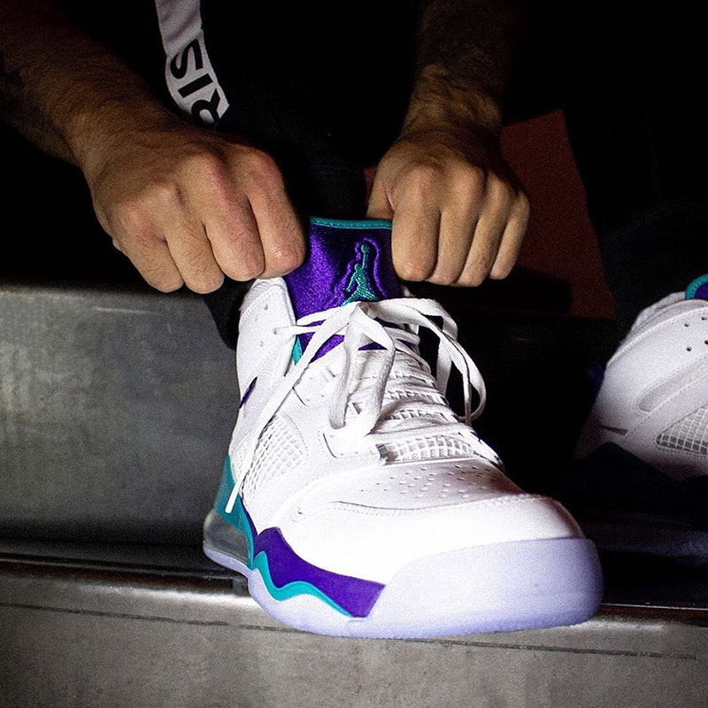 nike耐克ajairjordanmars270男款白紫葡萄低帮运动休闲蓝鞋cd7070135